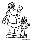St Nicholas with Elf