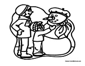 Family Building Snowman