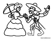 Senor and Senorita Dancing