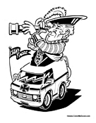 Cartoon Christopher Columbus