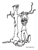 Tree Coloring Page 7