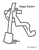 Happy Easter Cross