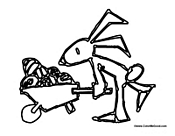 Easter Bunny with Eggs
