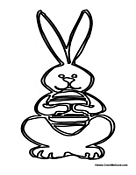 Easter Bunny with Egg
