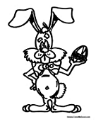 Easter Bunny with an Egg