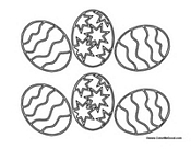 Six Easter Eggs