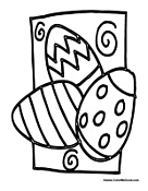 Three Eggs to Color