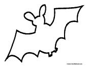Bat Coloring Page 3