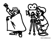 Dracula Making a Movie