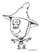 Fun Halloween Coloring Page 2
