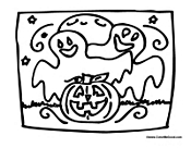 Two Ghosts at Halloween