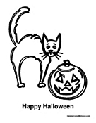 Happy Halloween Cat