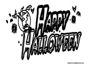 Happy Halloween Coloring 4