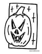 Jack O Lantern Coloring