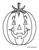 Happy Jack O Lantern Pumpkin