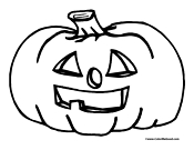 Pumpkin Coloring Page 3