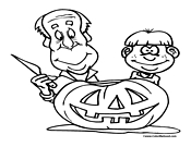 Pumpkin Coloring Page 4