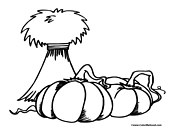 Pumpkin Coloring Page 6