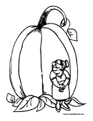 Pumpkin Coloring Page12