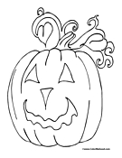 Pumpkin Coloring Page 13