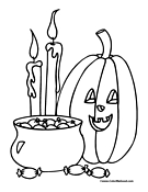 Pumpkin Coloring Page 14