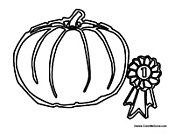 Pumpkin with Award