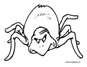Spider Coloring Page 5