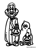 Trick or Treat Dracula Ghost