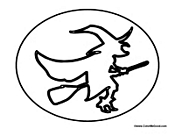 Witch on a Broomstick
