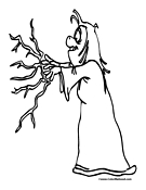 Wizard Coloring Page 4