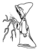 Wizard Coloring Page 8
