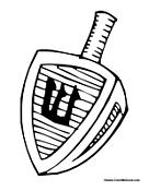 Jewish Holiday Dreidel