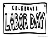 Celebrate Labor Day Coloring