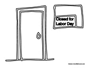 Closed for Labor Day No Work