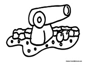 Memorial Day Military Cannon