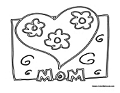 Heart Card for Mothers Day