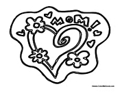 Heart Card for Mom