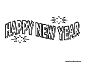 Happy New Year Stars