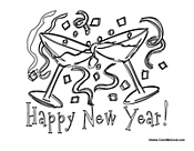 Happy New Year Drinks
