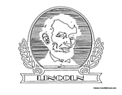 Abraham Lincoln Coloring Page