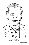 Joe Biden Coloring Page