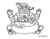 Irish Man with Pot o Gold