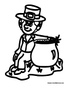 Boy with Pot of Gold