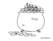 Pot with Gold Coins