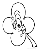 Shamrock Coloring Page 4