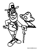 Leprechaun and Mushroom