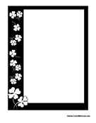 Shamrock Writing Paper