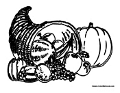 Thanksgiving Day Cornucopia