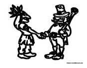Native American and Pilgrim