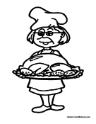 Thanksgiving Turkey Served